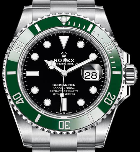 rolex submariner green ceramic bezel black dial|Rolex oyster perpetual submariner green.